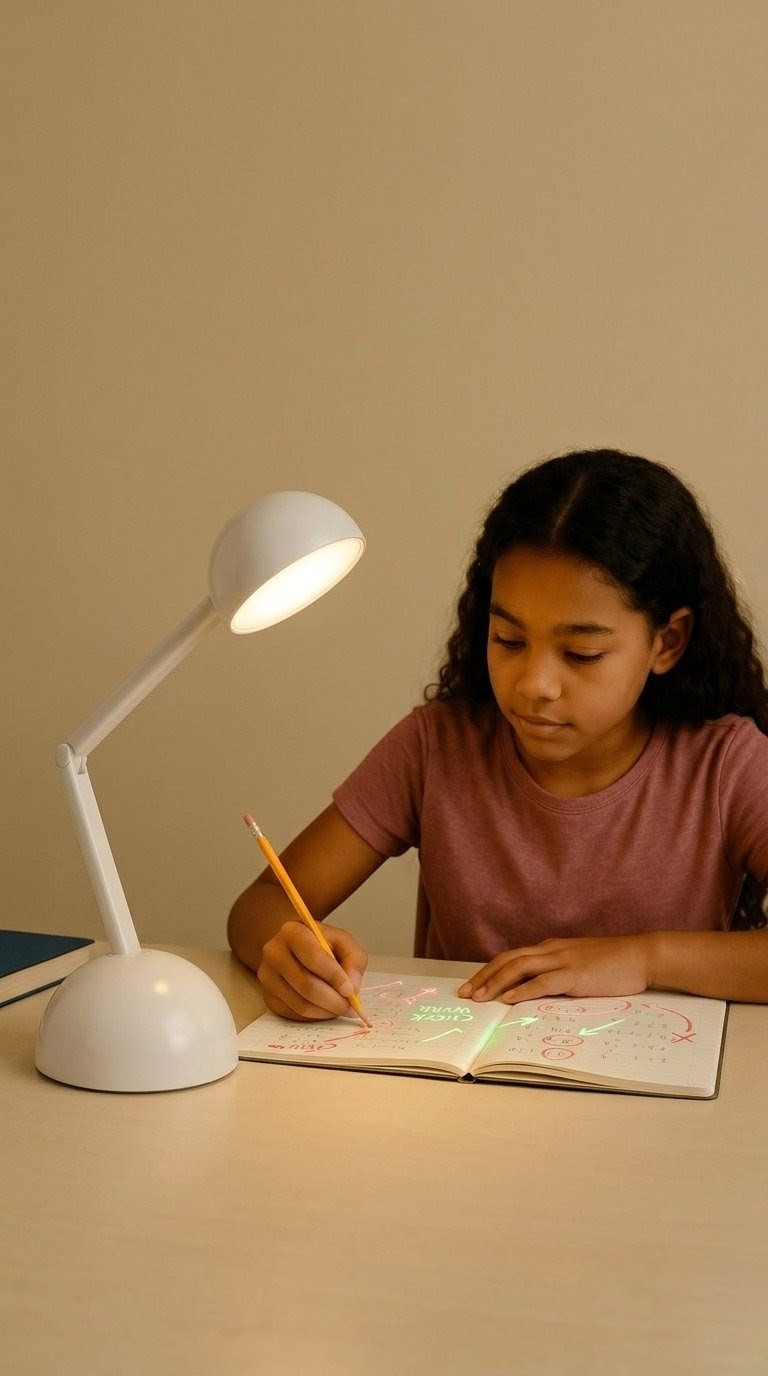 A child learning with Muse: muse teaches