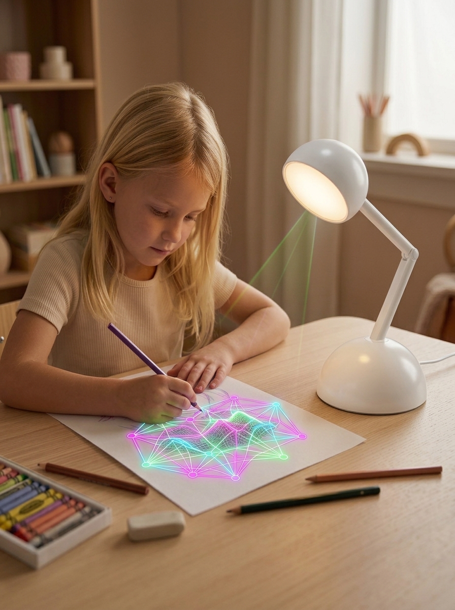 A child learning with Muse: muse listens